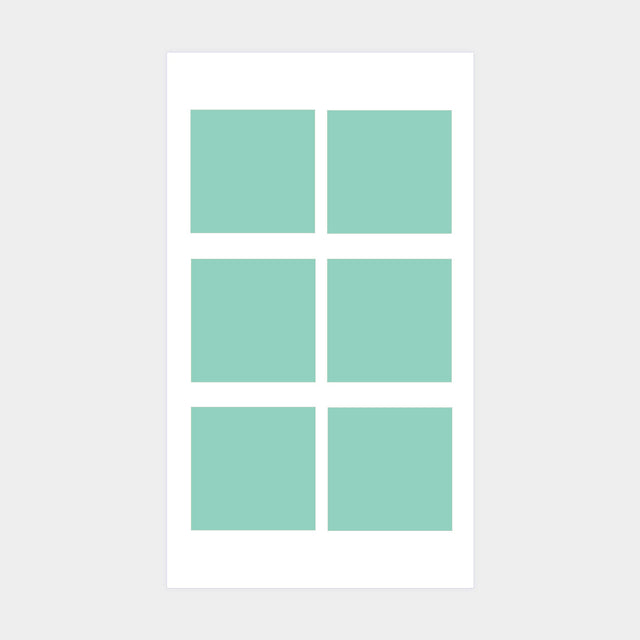 Photo stickers – 6 squares 44mm