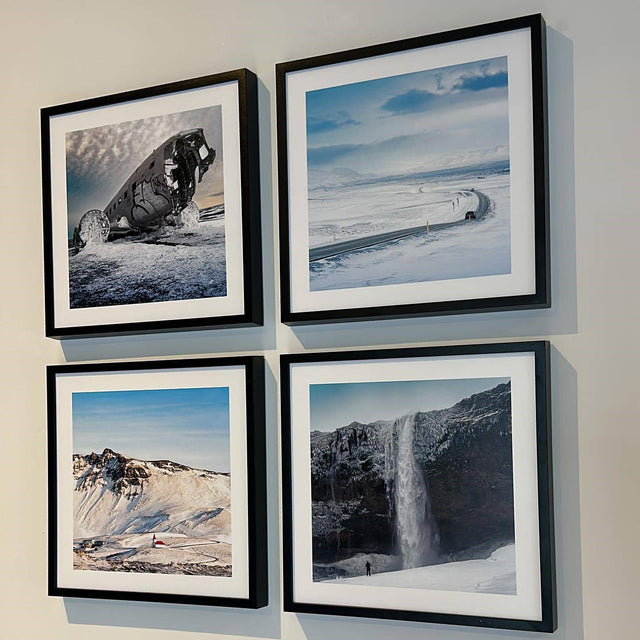 Magnetic Peel N' Stick Photo Tiles - No Nails Needed