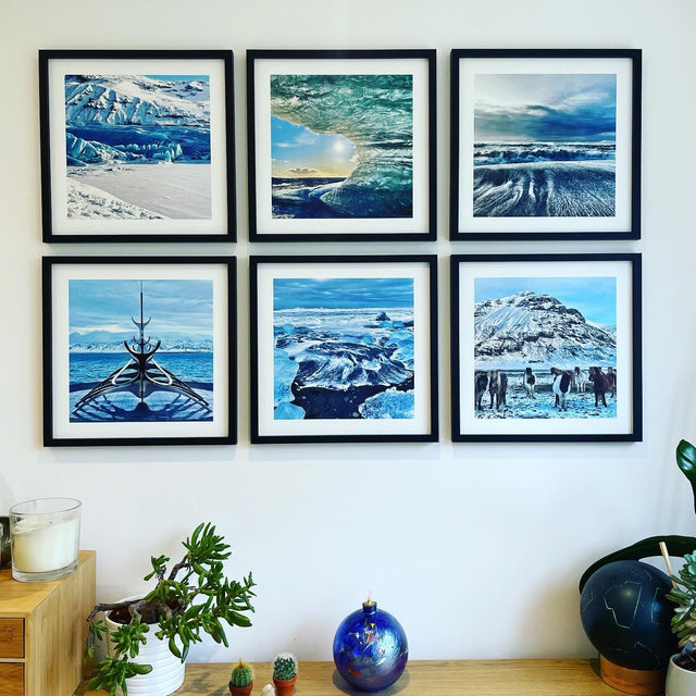 Magnetic Peel N' Stick Photo Tiles - No Nails Needed