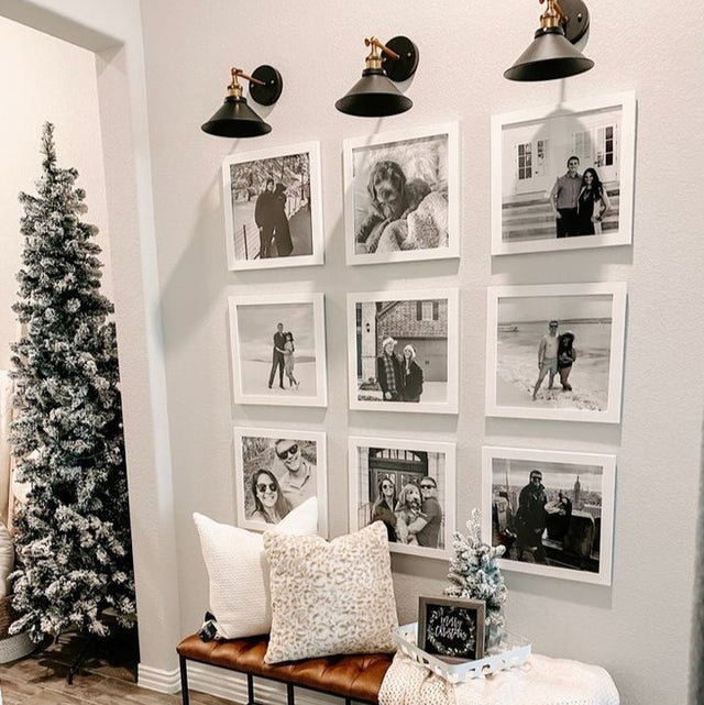 Magnetic Peel N' Stick Photo Tiles - No Nails Needed