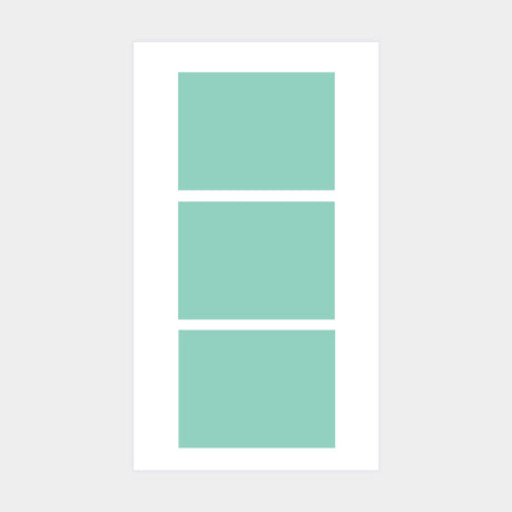 Photo stickers – 3 rectangles 52x68mm