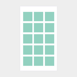 Photo stickers – 15 squares (1 pic) 29mm
