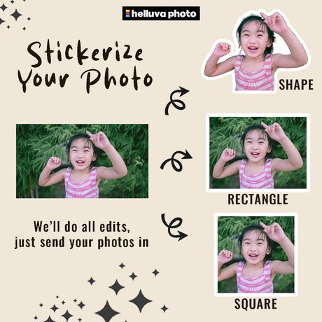 Photo Sticker Prints (Waterproof, KissCut Sheet)