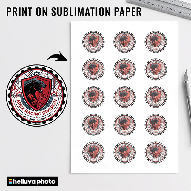 Custom Printing On Sublimation Paper (A4 Full Page Only)